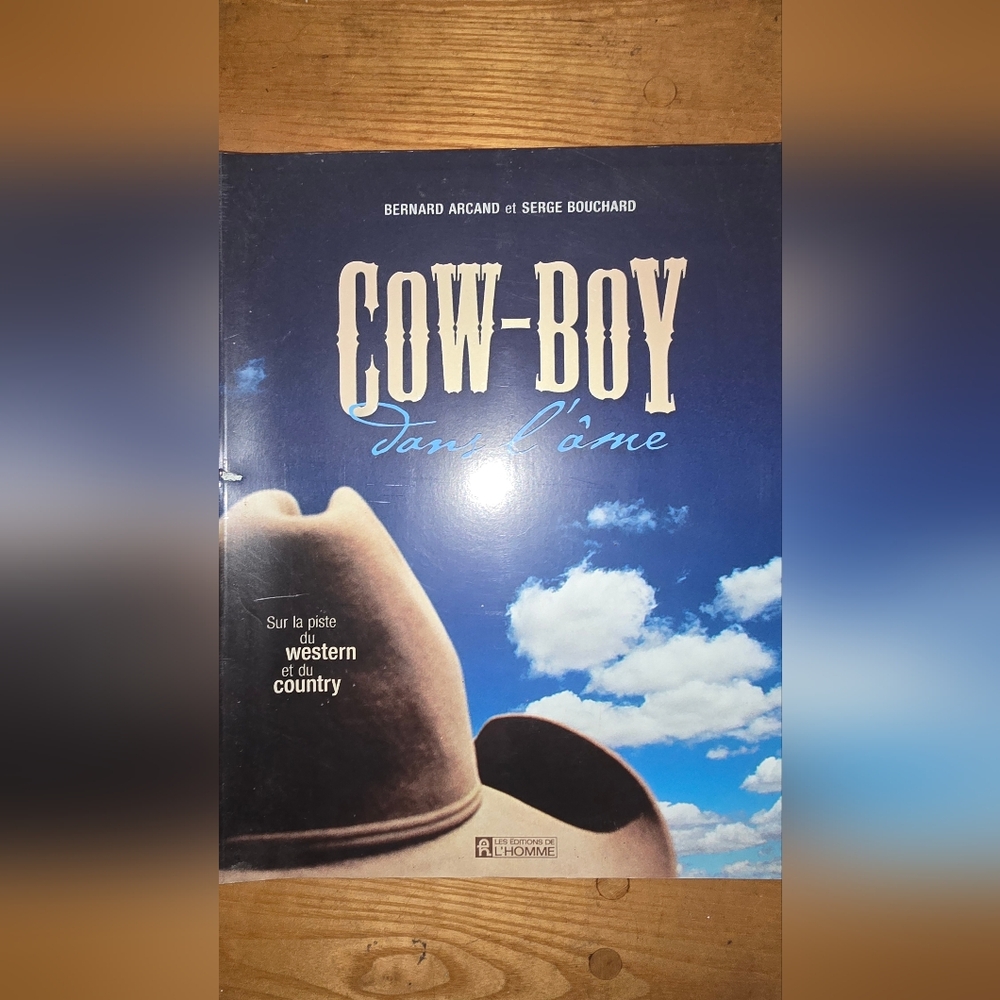 Book on the history of cowboys very nice book to leave on a table to watch often